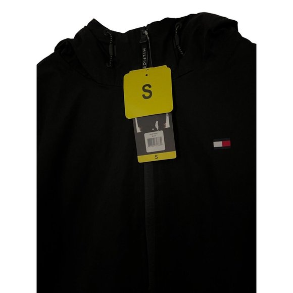 Tommy Hilfiger Jacket Hooded Water Resistant & Wind Resistant Mens Size S Nwt - Picture 2 of 7